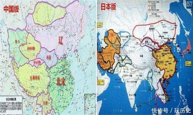 日本绘制的中国朝代地图,从秦朝到清朝,8幅对