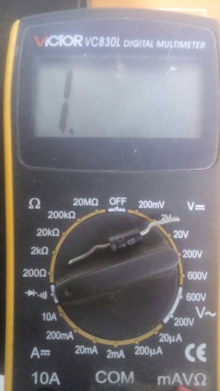 怎么看液晶显示器万用表测量二极管的好坏,正