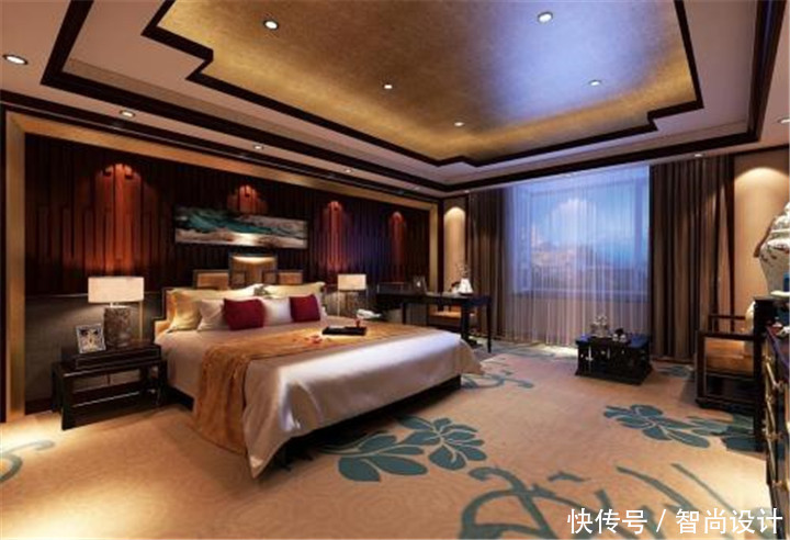 智尚酒店设计分享中式酒店房间设计效果图20