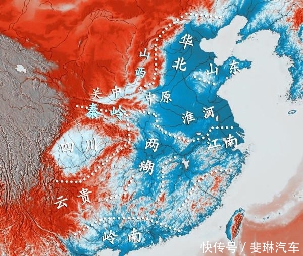 地图看中国;犬牙交错的省级行政区划分及离海