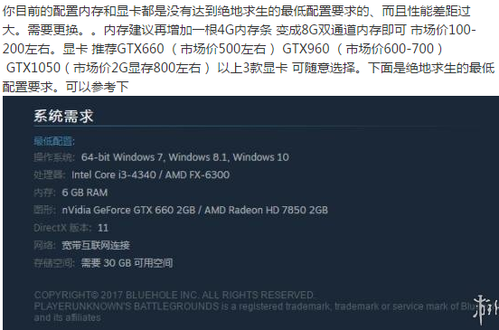 这个配置再加个4G内存可以玩吃鸡吗?_360问
