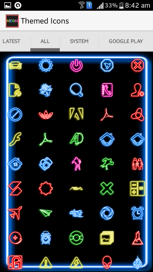 neon icon pack