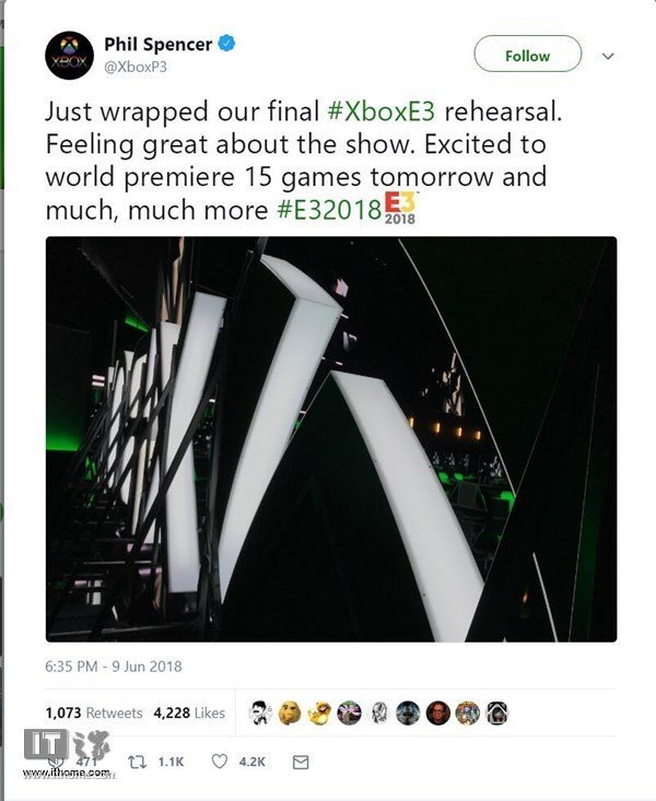 见证海量3A大作的到来:微软Xbox E3展前发布会图文直播