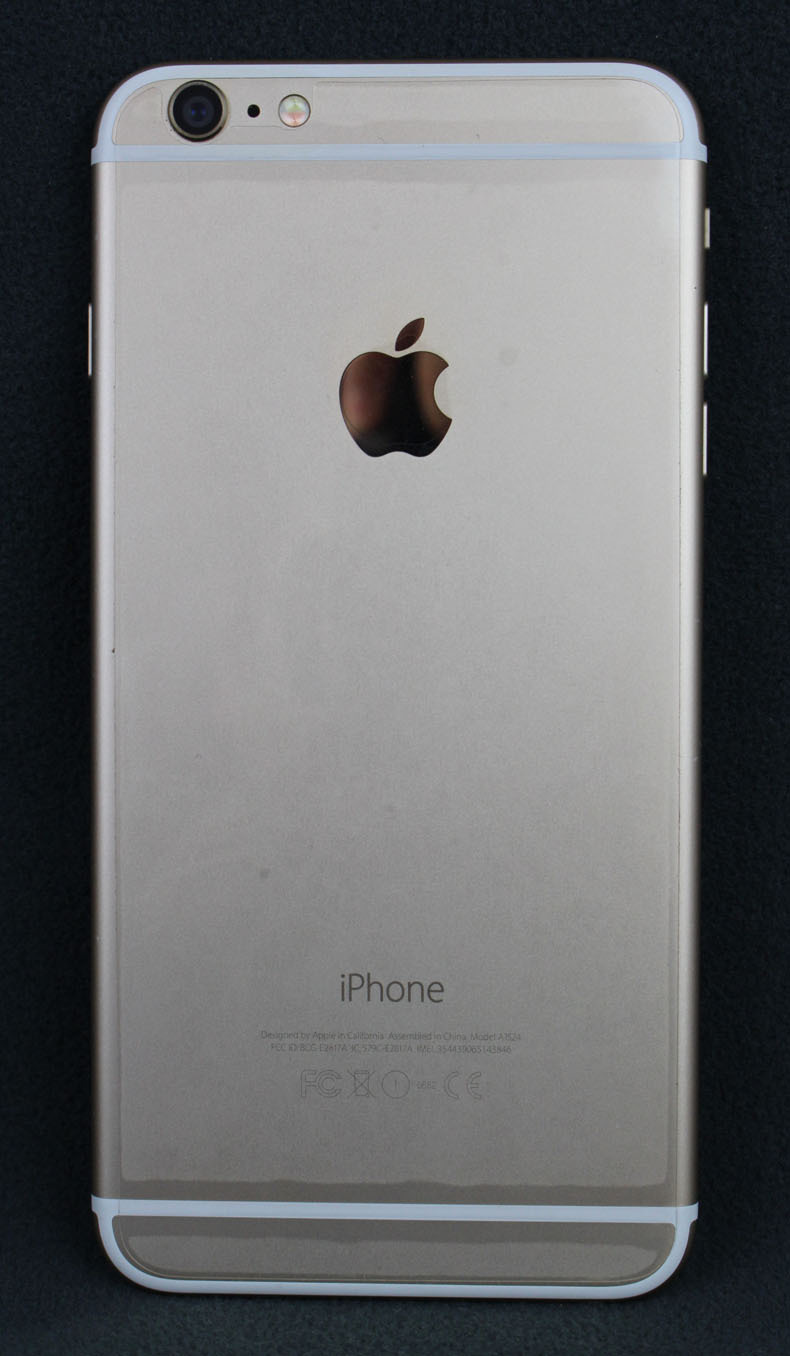 苹果【iphone 6 plus】 金色 16 g a1524 港澳台99成新 超过3个月保修