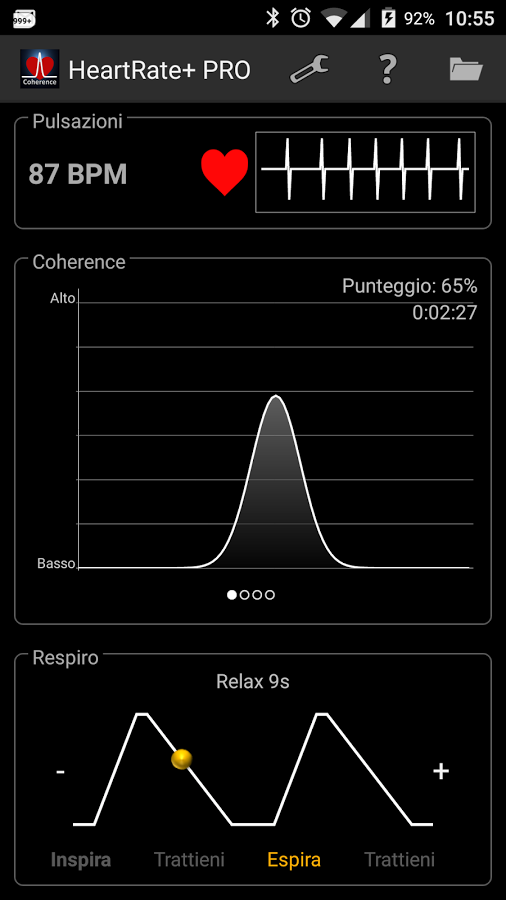 HeartRate+ Coherence PRO截图2