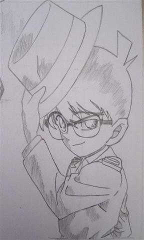 名侦探柯南手绘q版_手绘