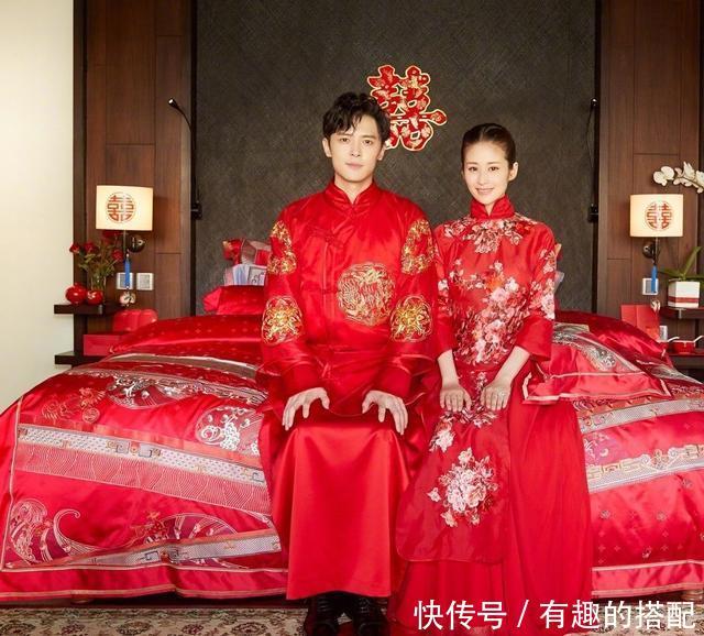 颖儿和付辛博补办婚礼,颖儿中西两套婚纱超美