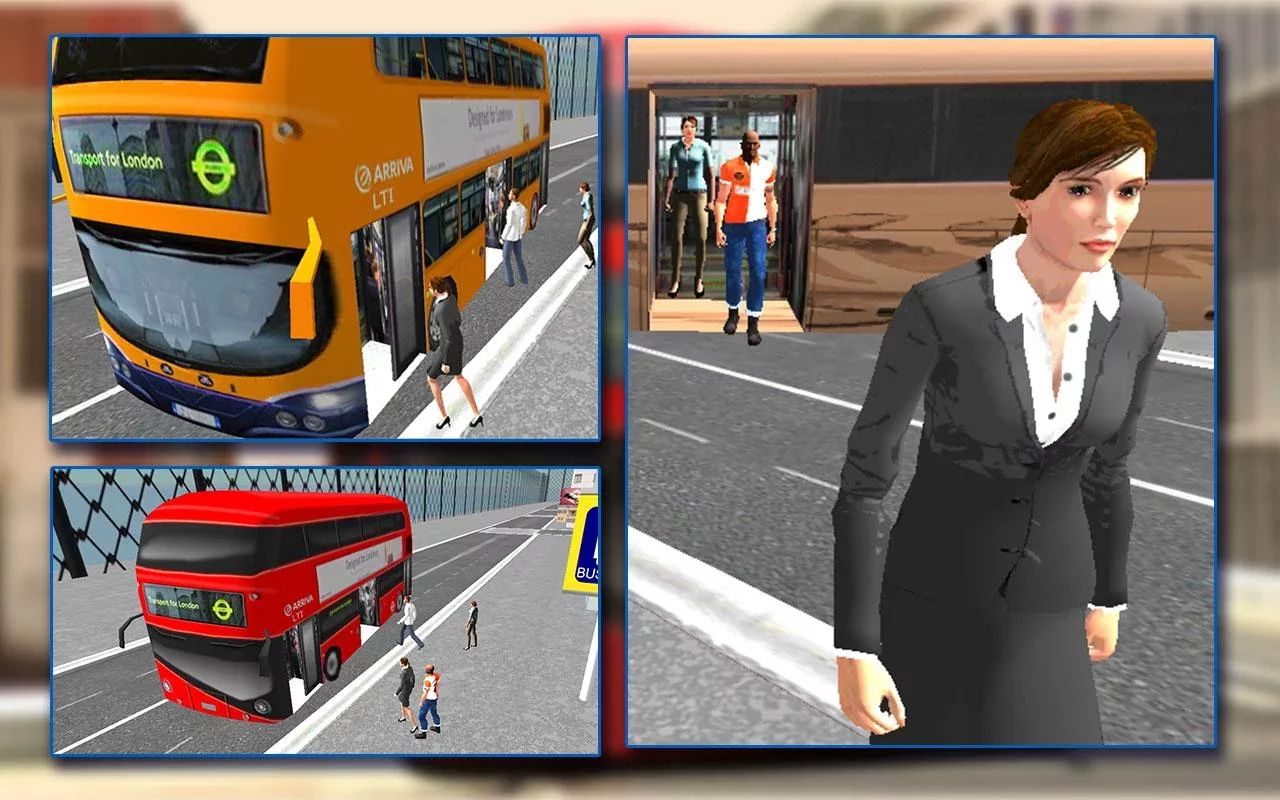 城市公交车司机3D模拟器截图2