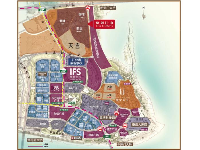 江北区73-141.04平紫御江山天誉最新