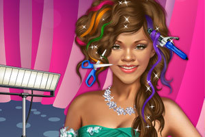 蕾哈娜梦幻<em>发型设计</em>,蕾哈娜梦幻<em>发型设计小游</em>