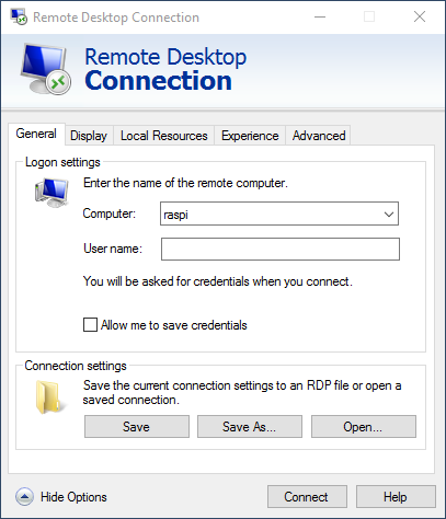 Windows Remote Desktop
