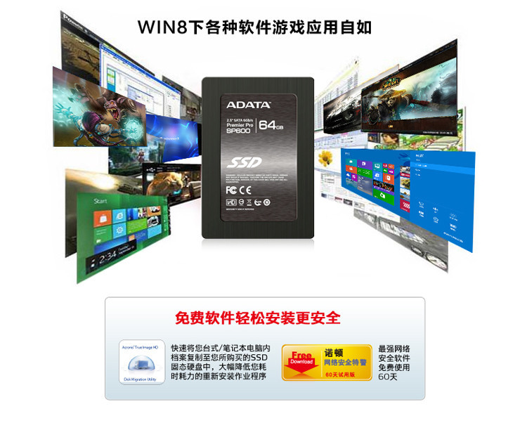 电脑玩游戏卡 电脑加速 加64G固态硬盘 - 360同