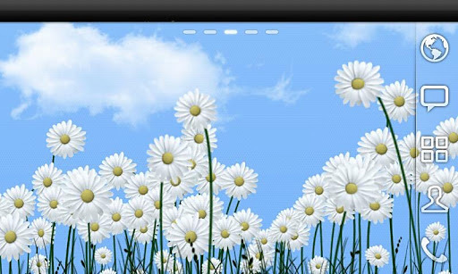 雏菊免费动态壁纸 Minimum battery usage Android Wax (Make Your Device Shine) http://www.androidwax.com DAISIES从Android WAX 访问我们的移动网站,让你的手机闪耀 按这里 - 的> http://www.androidwax.com - 这个免费版本的功能有限。 带来新鲜度,简单,和平与安宁到您的设备与我们的高级雏菊生活壁纸。风轻轻移动,或在主屏幕上滚动着鲜花,照亮你的设备。一种现实感与日同步设置的