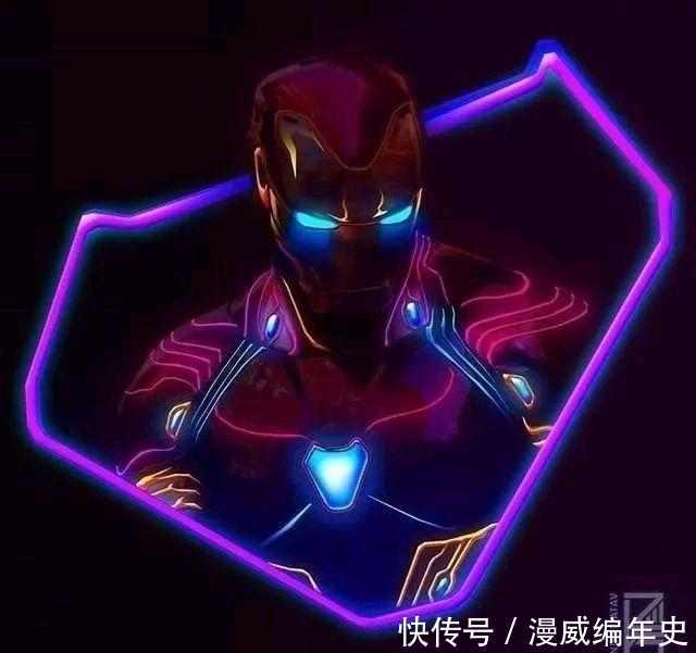 《复联3》电子艺术海报, 为啥就雷神与别人不