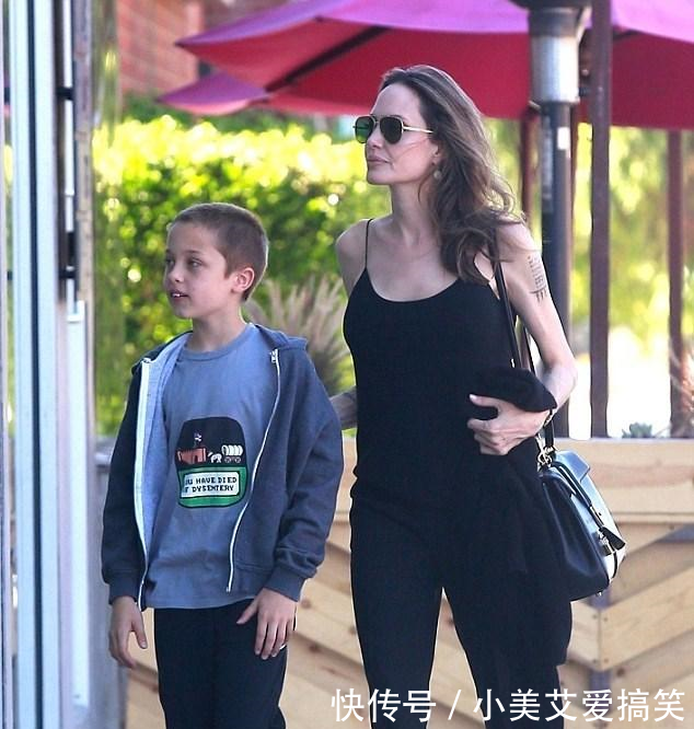 朱莉别想摆脱皮特的阴影,一对龙凤胎长得越来