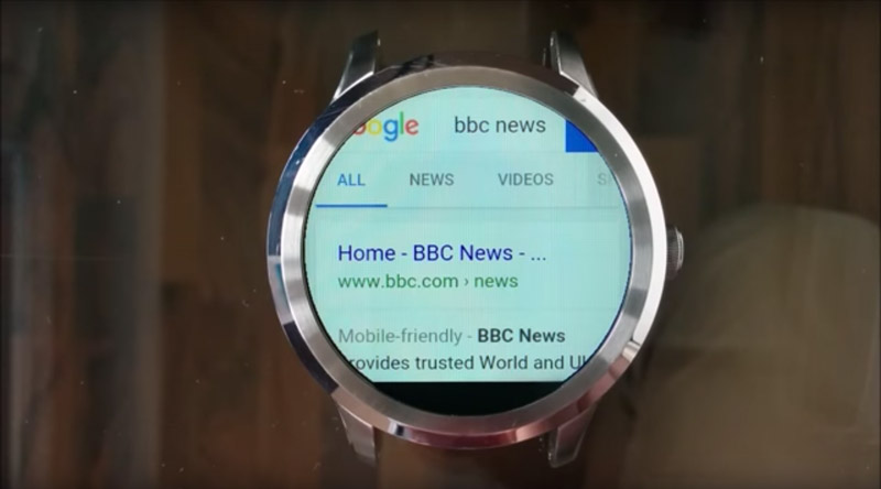 smartwatch browser