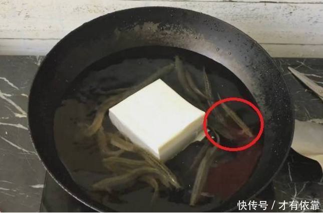 在锅里同时放入泥鳅和豆腐，煮好后打开锅盖却成了这样！