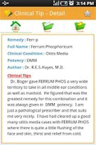 Homeopathic Clinical Tips Lite截图4