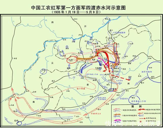 四渡赤水，蒋介石40万重兵为何胜不了毛泽东3万红军？