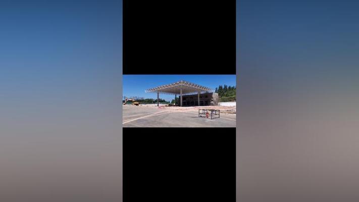 加油站棚子(加油站棚子的维护保养) 钢结构门式钢架设计 第2张 加油站棚子(加油站棚子的维护保养) 钢结构门式钢架设计 第2张