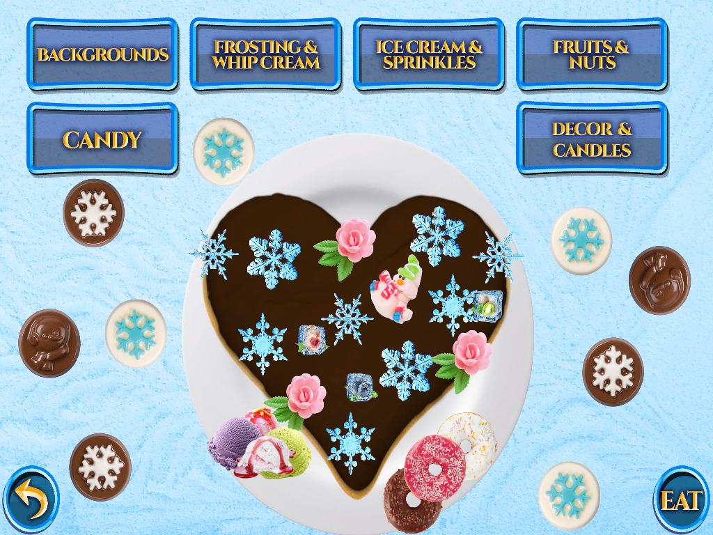 Winter Cake Maker Dessert Game截图3