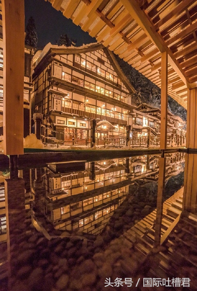 日本山形县银山温泉,《千与千寻》中神隐之地