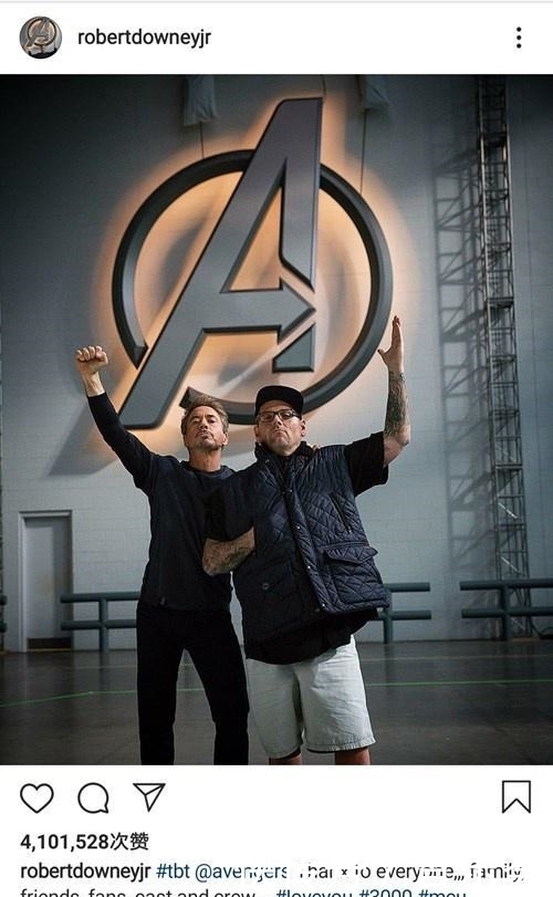 钢铁侠发文致谢:爱你三千遍!粉丝疯狂打call,唐