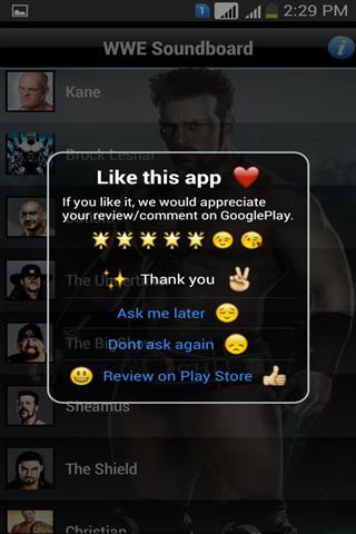 WWE铃声和音板截图5