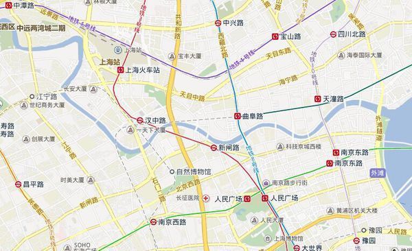 上海地铁3号线或4号线怎么换乘8号线_360问答