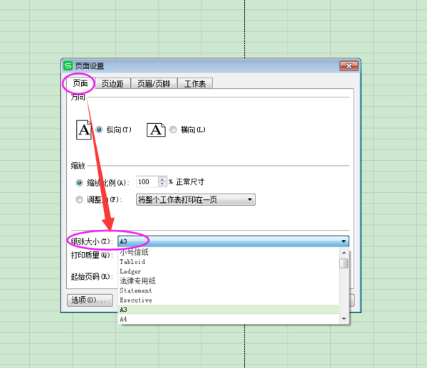 WPS表格如何设置A3页面_360问答