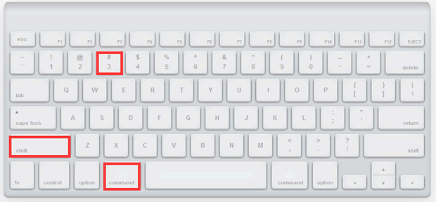 苹果电脑的快捷键截图:抓图