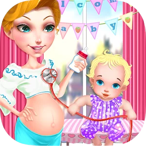 准妈妈派对: 迎接新宝宝！- 孕期健康护理和时尚换装游戏