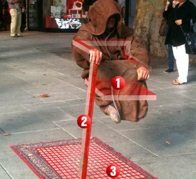 镜头下:印度街头骗人的人体悬浮术,看完之后你