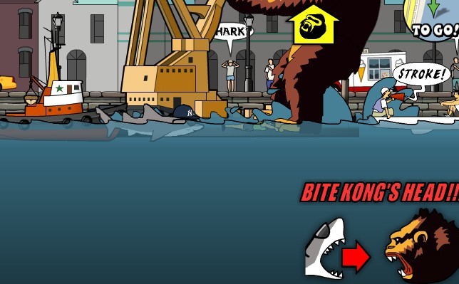 纽约暴走大白鲨,纽约暴走大白鲨小游戏,360小