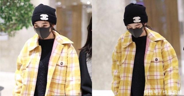 杨幂离婚后重回机场街拍,归来依旧是少女,比戚