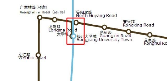 松江有轨电车与上海轨道交通9号线的换乘看似