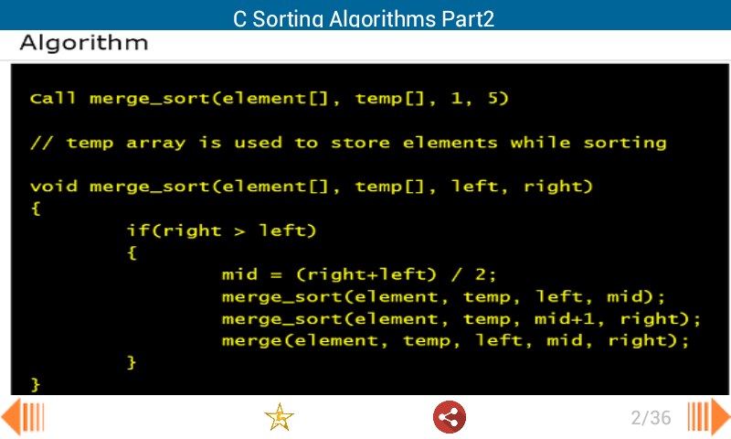 C Sorting Algorithms Part2截图2