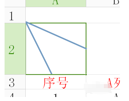 wps表格怎样在斜箭头分出的表格中写字_360问