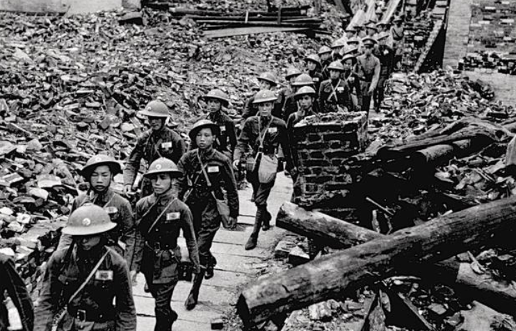 抗战中日本最难攻下的四座城市,上海第四,第一
