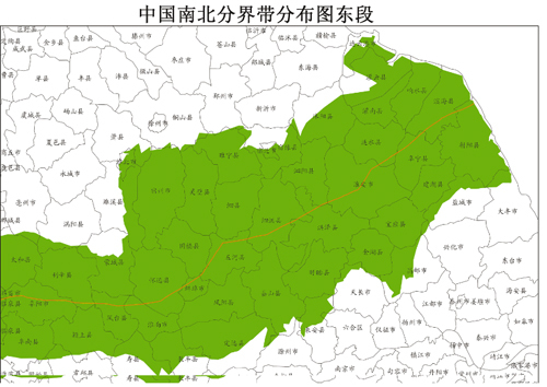 地学会(后来的中国地理学会)首任会长张相文从自然地理分区的角度出发