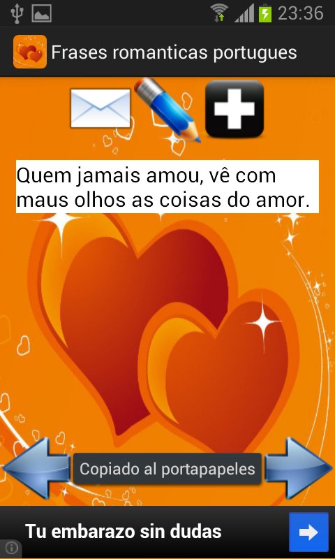 Frases romanticas portugues截图3