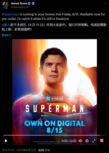 滚导官宣《超人》8月15日登陆流媒体 上映仅一个多月！