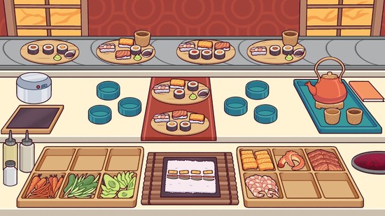 美味回转寿司店模拟器