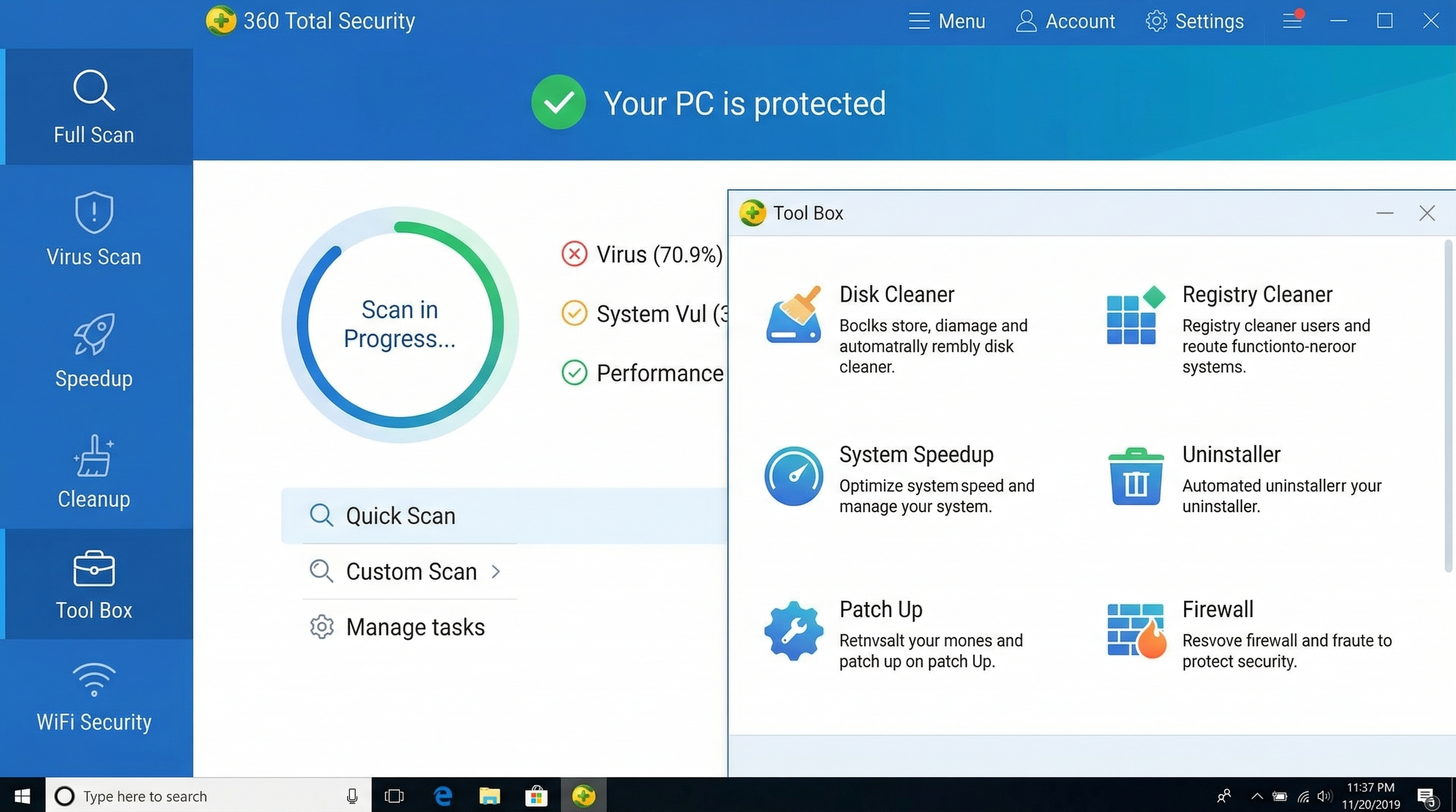 Browser showing multiple suspicious toolbars and changed homepage due to malware infection