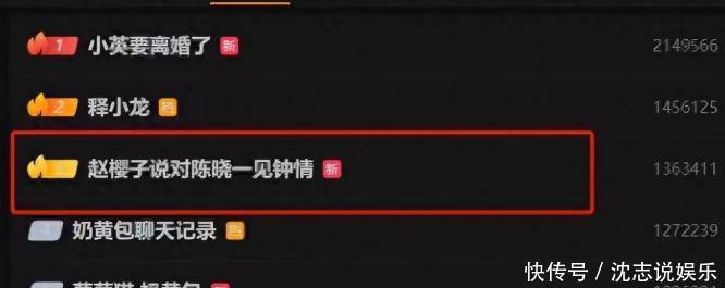 离婚仅8个月，被赵樱子高调示爱的陈晓，让陈妍希里子面子都丢了- 360娱乐