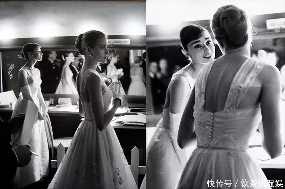 1956年,赫本和格蕾丝凯利同框,一个优雅似天鹅,一个高贵如女神 - 360娱乐,你开心就好