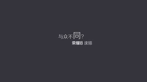FView 爱否出品| 荣耀8 速描
