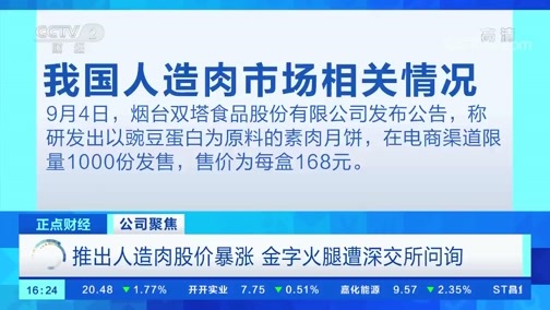 中国财经报道 《正点财经》 20191021 16:00