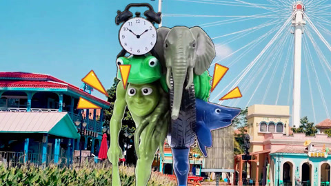 轮胎融合怪拼装完成