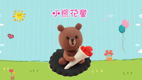 DIY手工创意制作大全 圣诞节的小熊花童来了
